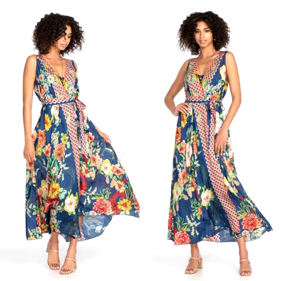 NWOT Johnny Was Dragona Adelia Dress Multi - Picture 12 of 12